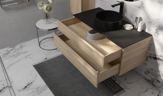 Мебель для ванной Raval Decent 100 дуб сонома