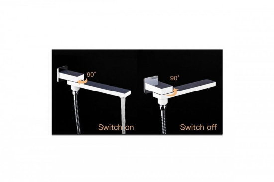 Душевая система Gappo Futura G7117-8 хром/белая