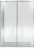 Душевой уголок Good Door Puerta WTW+SP-C-CH 140x90 Душевой уголок Good Door Puerta WTW+SP-C-CH 140x90