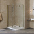 Душевой уголок Vegas Glass AFS-F Lux 120*100 05 01 L профиль бронза, стекло прозрачное