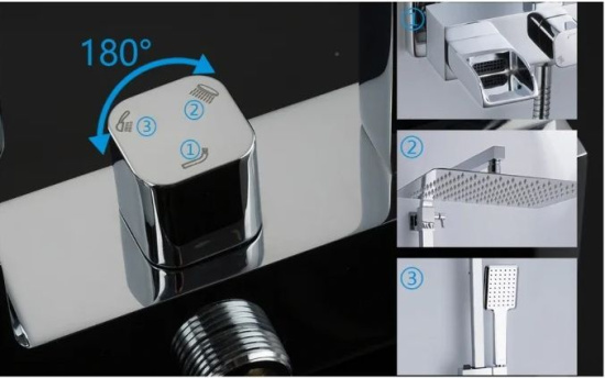 Душевая стойка Gappo G2407-20