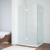 Душевой уголок Vegas Glass AFA-F NOVO 120*80 01 Moru L, профиль белый, стекло Moru