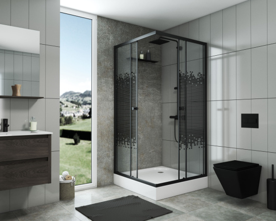 Душевой уголок Niagara Eco NG-008-14Q BLACK