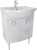 Тумба с раковиной Triton Лира 65 R, 1 дверь, 2 ящика, белая
