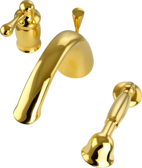 Смеситель на борт ванны Migliore Maya 18929 золото