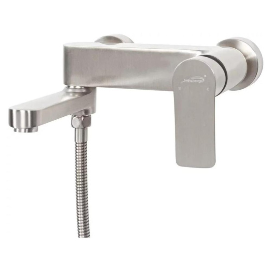 Смеситель для ванны Hansberge H4010NK, никель