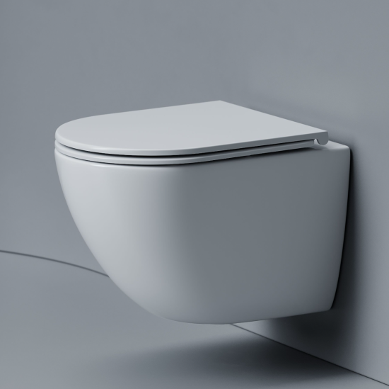 Унитаз подвесной Ceramicanova Alba торнадо 3.0 CN11005T с сидением