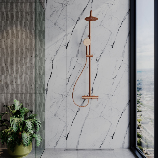 Душевая стойка AQUAme AQM8011BC