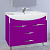 Тумба с раковиной Bellezza Глория Гласс 90 фиолетовая