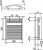 Полотенцесушитель электрический Zehnder Janda JAEC-070-050/DD Chrome