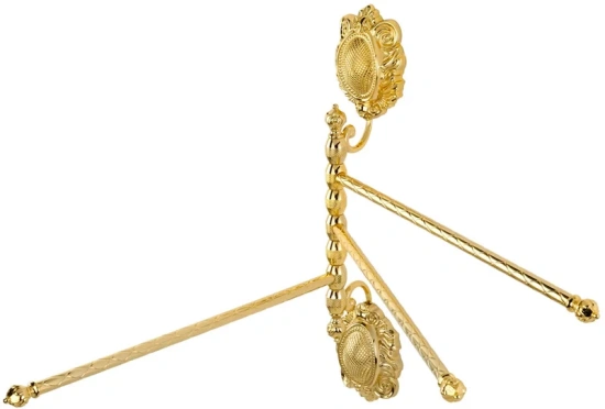 Полотенцедержатель Migliore Cleopatra 16700 тройной поворотный, золото