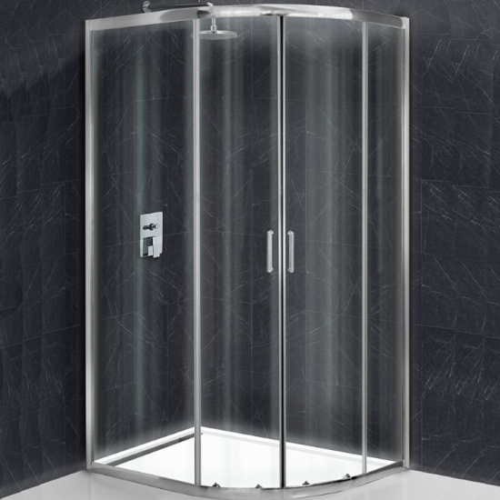 Душевой уголок BelBagno Uno-195 RH 2 120/80 C Cr стекло прозрачное
