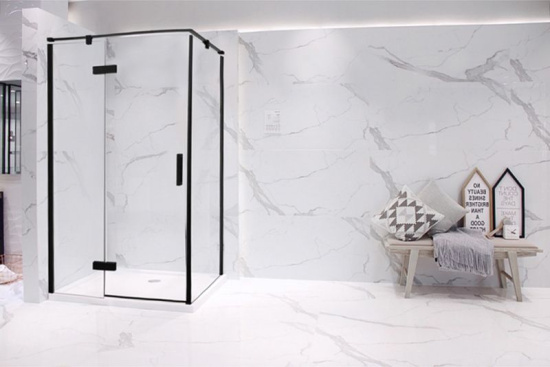 Душевой уголок Bravat Blackline 120х80х195, L