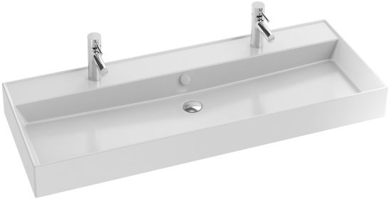 Тумба с раковиной Jacob Delafon Vivienne 120 белая, ручки хром