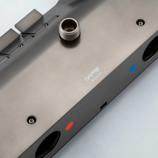 Душевая стойка Gappo G2496-19, оружейная сталь