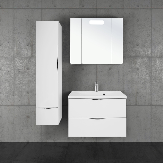 Пенал Vod-Ok Марко 35 L, 1 дверь, 1 ящик, белый