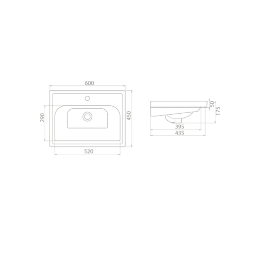 Тумба с раковиной Opadiris Элеганс 60