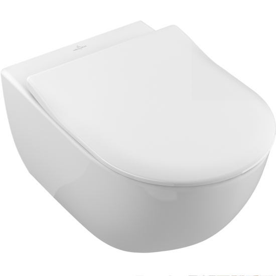 Унитаз подвесной Villeroy & Boch Subway 2.0 5614R2R1 CeramicPlus, сидение с микролифтом