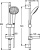 Душевой гарнитур Ideal Standard IdealRain B9423AA Душевой гарнитур Ideal Standard IdealRain B9423AA