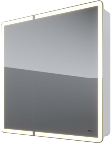 Зеркало-шкаф Dreja Point 80 c подсветкой