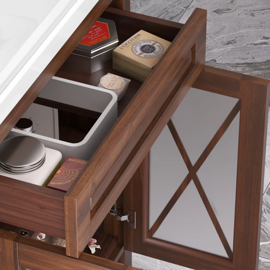 Мебель для ванной Opadiris Палермо 60 светлый орех