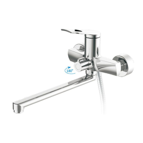 Смеситель для ванны Haiba HB22595 хром