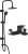 Душевой комплект Dorff Comfort D0708010BL Душевой комплект Dorff Comfort D0708010BL