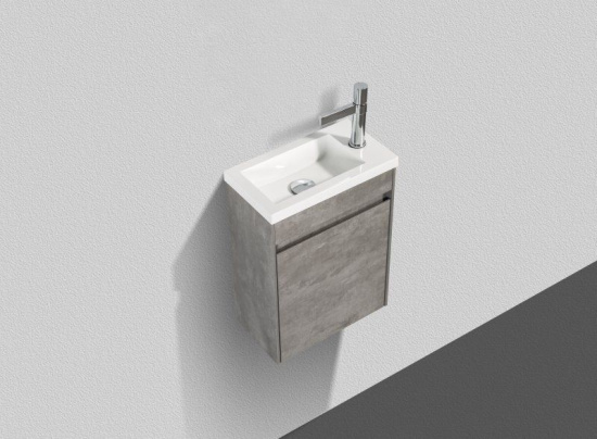 Мебель для ванной BelBagno Pietra Mini 40 L stucco cemento