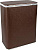 Корзина для белья Geralis PCH-B шоколад, хром, стандартная