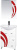 Тумба под раковину Misty Каролина 60 3 ящика L красное стекло