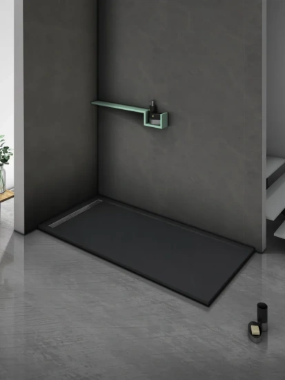 Поддон для душа Weltwasser TRS 12090 Stone-BL черный