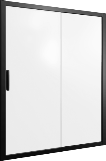 Душевая дверь в нишу Stworki Стокгольм DE019D2150200 150 см профиль черный матовый, стекло матовое