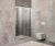 Душевая дверь в нишу BelBagno Unique BF-1-120/135-P-Cr стекло punto