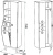 Пенал Triton Лира 60 L, 3 двери, 2 ящика, с бельевой корзиной, белый Пенал Triton Лира 60 L, 3 двери, 2 ящика, с бельевой корзиной, белый