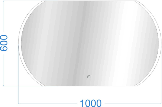 Мебель для ванной Diwo Элиста 100 чёрный мрамор, с раковиной Moduo 50 Square