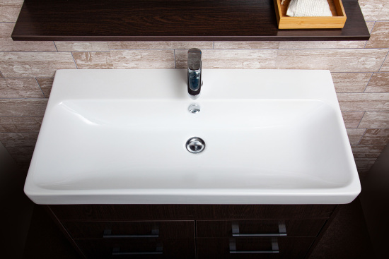 Тумба с раковиной Бриклаер Чили 90 венге