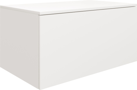 Мебель для ванной Stworki Ольборг 120 столешница дуб французский, без отверстий, с тумбой 80, с раковиной Stworki Rotenburg 40 черной