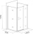 Душевой уголок Good Door Antares WTW+SP+SP 140х90х90х195 см