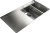 Мойка кухонная Reginox Nevada 30x18 LUX OKG right L сталь