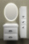 Мебель для ванной Marka One Ovale 60П White