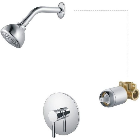 Смеситель для душа Haiba HB80088 встраиваемый (1 функция)