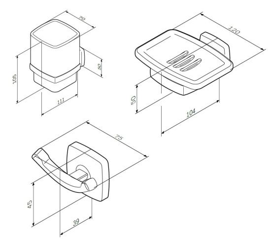 Мебель для ванной AM.PM Gem S BK91GF