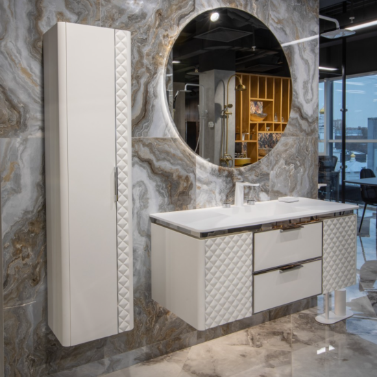 Тумба с раковиной Armadi Art Rombo 777-120-WG