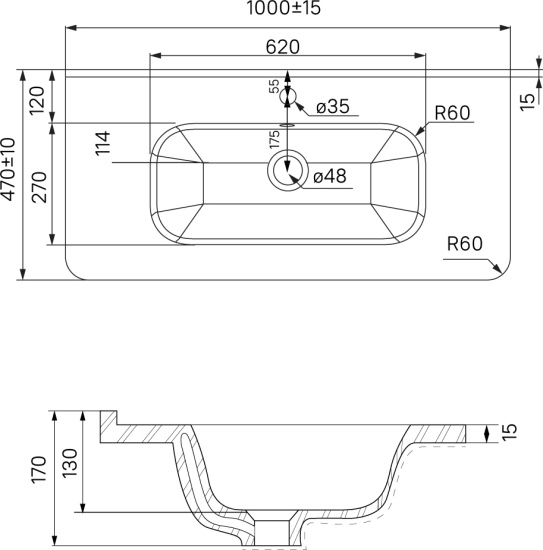 Мебель для ванной Iddis Brick 100