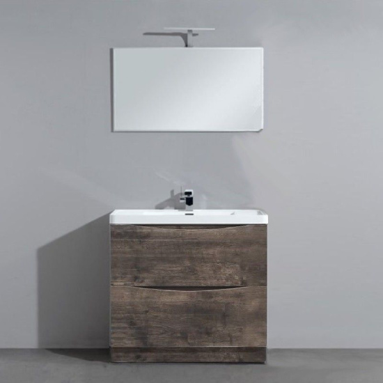 Тумба с раковиной BelBagno Ancona-N 60 rovere more напольная