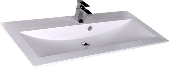 Тумба с раковиной Aquanet Паола 120 белая