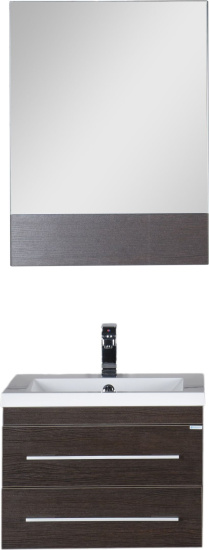 Зеркало-шкаф Aquanet Нота 58 камерино венге