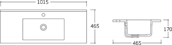 Мебель для ванной Vincea Gio 100 натуральный дуб