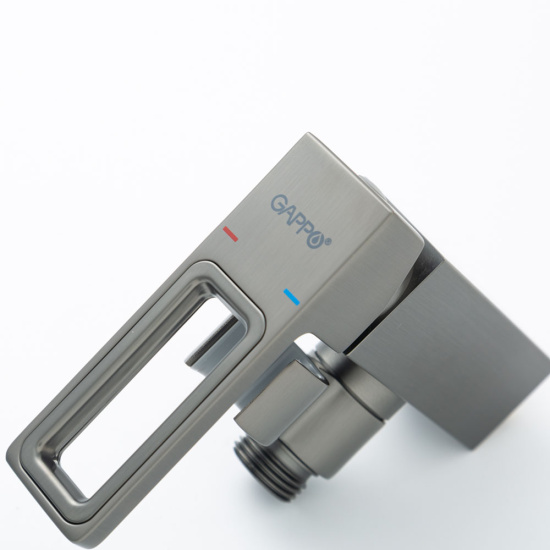 Гигиенический душ Gappo G7217-19 со смесителем, оружейная сталь