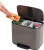 Мусорное ведро Brabantia Bo Pedal Bin 121067 11 + 11 + 11 л